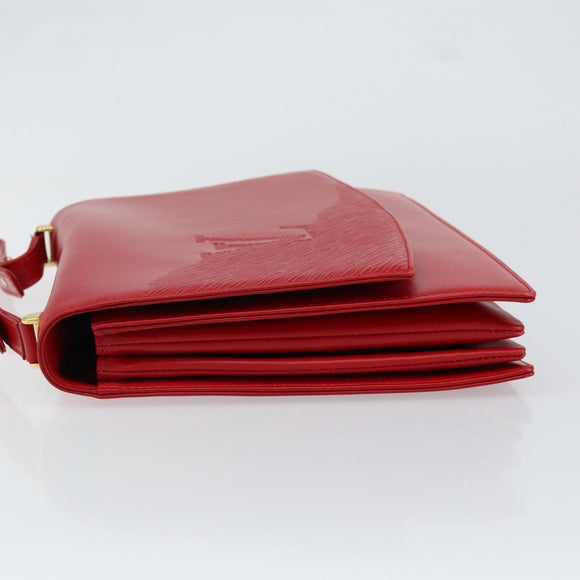LOUIS VUITTON Opera line Delph Shoulder Bag Red M63937 LV Auth BA7746