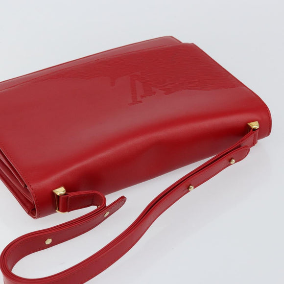 LOUIS VUITTON Opera line Delph Shoulder Bag Red M63937 LV Auth BA7746