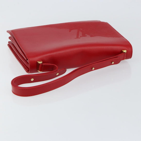 LOUIS VUITTON Opera line Delph Shoulder Bag Red M63937 LV Auth BA7746