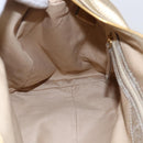 DOLCE&GABBANA Hand Bag Leather 2way Champagne Gold Gold Auth BA7747-22