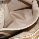 DOLCE&GABBANA Hand Bag Leather 2way Champagne Gold Gold Auth BA7747-23