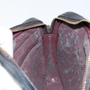 CHANEL Matelasse Chain Shoulder Bag Lamb Skin Navy Gold CC Auth BA7749-17