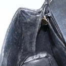 CHANEL Hand Bag Caviar Skin Black Gold CC Auth BA7750-22