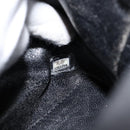 CHANEL Hand Bag Caviar Skin Black Gold CC Auth BA7750-12