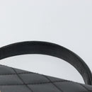 CHANEL Hand Bag Caviar Skin Black Gold CC Auth BA7750-14