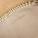 CHANEL Chain Shoulder Bag Lamb Skin Beige Gold CC Auth BA7752-17