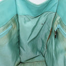CHANEL Tote Bag Lamb Skin Turquoise Blue CC Auth BA7754-18