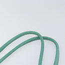 CHANEL Tote Bag Lamb Skin Turquoise Blue CC Auth BA7754-8