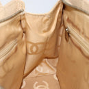 CHANEL Tote Bag Caviar Skin Beige Gold CC Auth BA7755-18