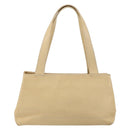 CHANEL Tote Bag Caviar Skin Beige Gold CC Auth BA7755-3