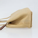 CHANEL Tote Bag Caviar Skin Beige Gold CC Auth BA7755-5