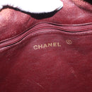 CHANEL Matelasse Chain Shoulder Bag Lamb Skin Black Gold CC Auth BA7757-18