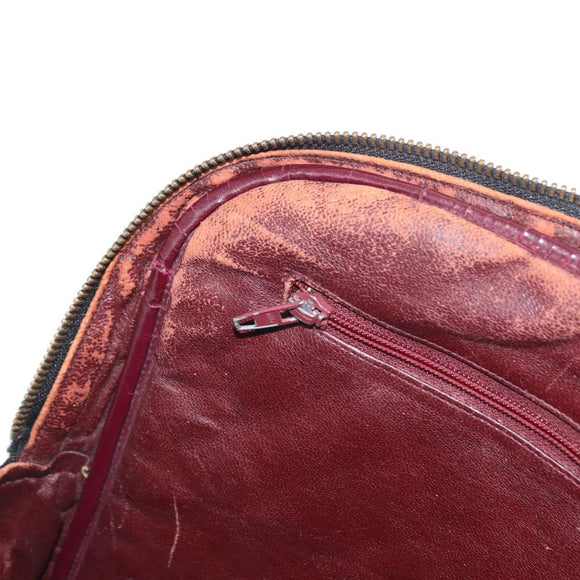 CHANEL Matelasse Chain Shoulder Bag Lamb Skin Black Gold CC Auth BA7757