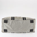 CHANEL Sports Line Boston Bag Nylon Silver CC Auth BA7758-6