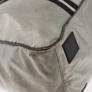 CHANEL Sports Line Boston Bag Nylon Silver CC Auth BA7758-9