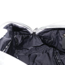 CHANEL Sports Line Boston Bag Nylon Silver CC Auth BA7758-22