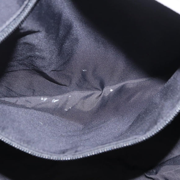 CHANEL Sports Line Boston Bag Nylon Silver CC Auth BA7758