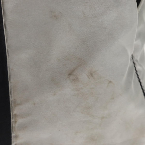 CHANEL Sports Line Boston Bag Nylon Silver CC Auth BA7758