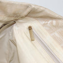 CHANEL New Travel Line Tote Bag Nylon Beige Gold CC Auth BA7759-20