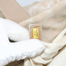 CHANEL New Travel Line Tote Bag Nylon Beige Gold CC Auth BA7759-12