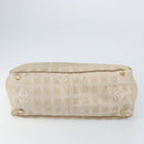 CHANEL New Travel Line Tote Bag Nylon Beige Gold CC Auth BA7759-5