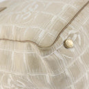 CHANEL New Travel Line Tote Bag Nylon Beige Gold CC Auth BA7760-15