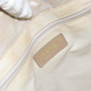CHANEL New Travel Line Tote Bag Nylon Beige Gold CC Auth BA7760-17