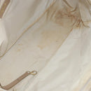 CHANEL New Travel Line Tote Bag Nylon Beige Gold CC Auth BA7760-10