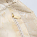 CHANEL New Travel Line Tote Bag Nylon Beige Gold CC Auth BA7760-21