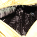 PRADA Shoulder Bag Nylon Yellow Silver Auth BA7763-21