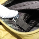 PRADA Shoulder Bag Nylon Yellow Silver Auth BA7763-23