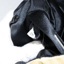 PRADA Hand Bag Nylon Leather Beige Silver Auth BA7765-12