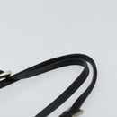 PRADA Hand Bag Nylon Leather Beige Silver Auth BA7765-8