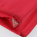 PRADA Hand Bag Nylon Red Auth BA7766-14