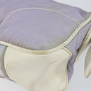 PRADA Shoulder Bag Nylon Purple Silver Auth BA7767-9