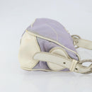 PRADA Shoulder Bag Nylon Purple Silver Auth BA7767-3