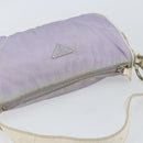 PRADA Shoulder Bag Nylon Purple Silver Auth BA7767-6