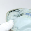 PRADA Tote Bag Nylon Light Blue Silver Auth BA7768-9