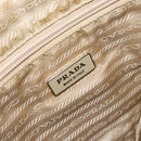 PRADA Tote Bag Nylon Light Blue Silver Auth BA7768-20