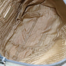 PRADA Tote Bag Nylon Light Blue Silver Auth BA7768-10