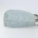 PRADA Tote Bag Nylon Light Blue Silver Auth BA7768-3