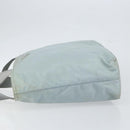 PRADA Tote Bag Nylon Light Blue Silver Auth BA7768-4