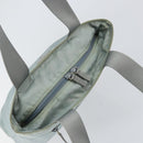 PRADA Tote Bag Nylon Light Blue Silver Auth BA7768-6