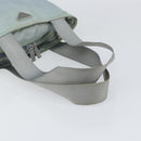 PRADA Tote Bag Nylon Light Blue Silver Auth BA7768-7