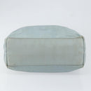 PRADA Tote Bag Nylon Light Blue Silver Auth BA7768-5