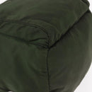 PRADA Backpack Nylon Khaki Silver Auth BA7769-12