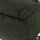 PRADA Backpack Nylon Khaki Silver Auth BA7769-13