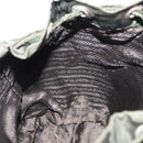 PRADA Backpack Nylon Khaki Silver Auth BA7769-22