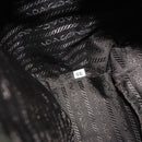 PRADA Backpack Nylon Khaki Silver Auth BA7769-25