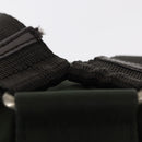 PRADA Backpack Nylon Khaki Silver Auth BA7769-8